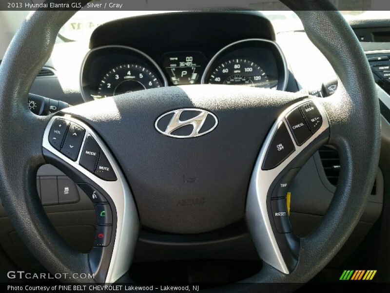 Silver / Gray 2013 Hyundai Elantra GLS