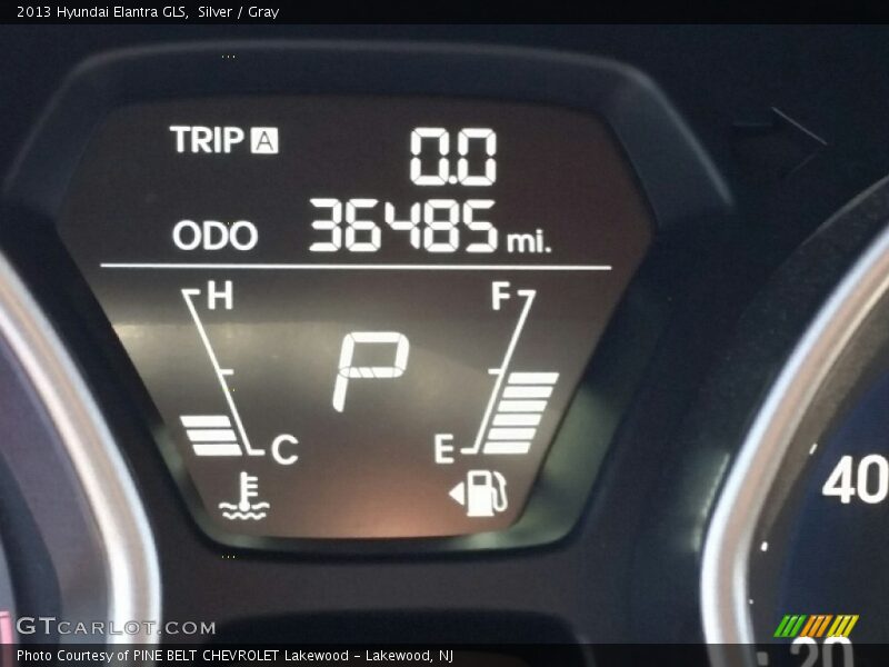 Silver / Gray 2013 Hyundai Elantra GLS