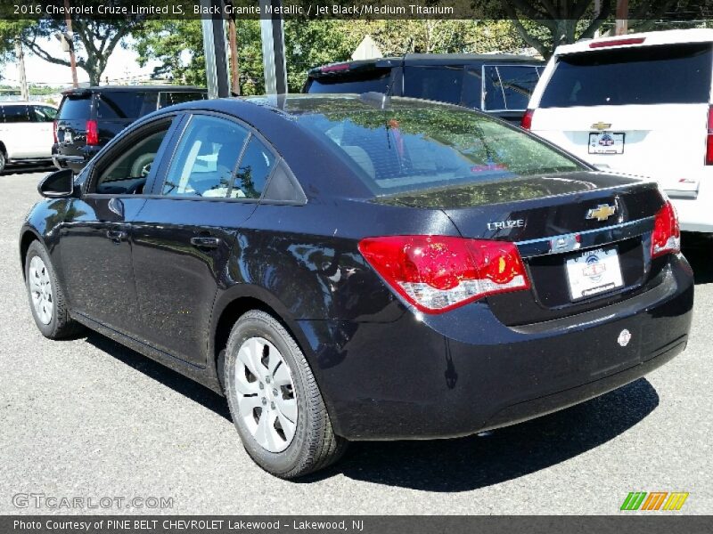 Black Granite Metallic / Jet Black/Medium Titanium 2016 Chevrolet Cruze Limited LS