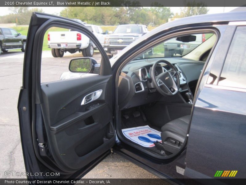 Blue Velvet Metallic / Jet Black 2016 Chevrolet Equinox LT