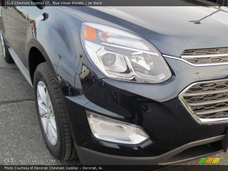 Blue Velvet Metallic / Jet Black 2016 Chevrolet Equinox LT