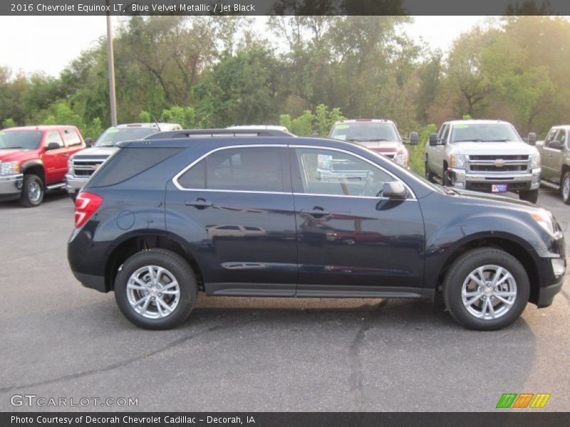 Blue Velvet Metallic / Jet Black 2016 Chevrolet Equinox LT