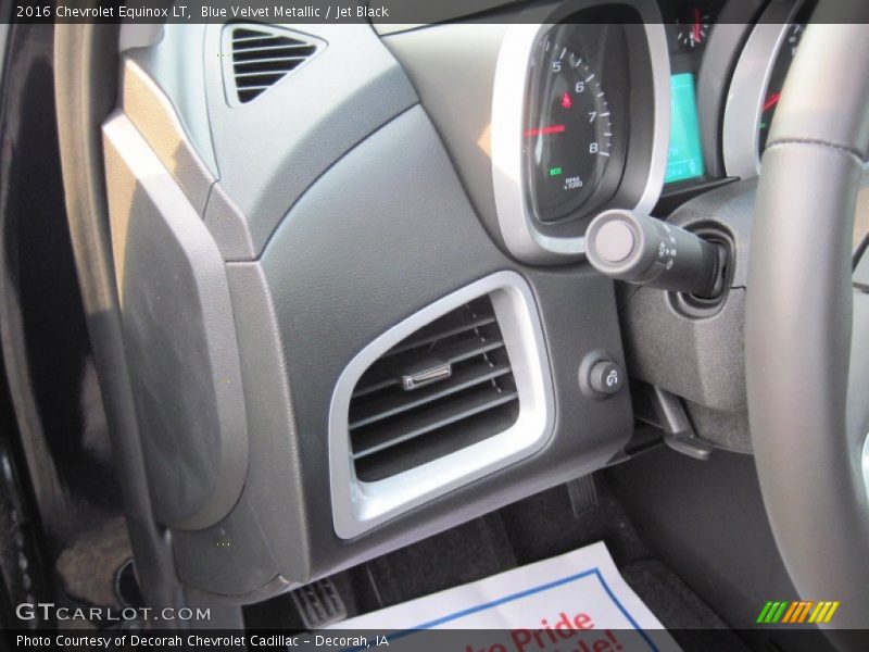 Blue Velvet Metallic / Jet Black 2016 Chevrolet Equinox LT