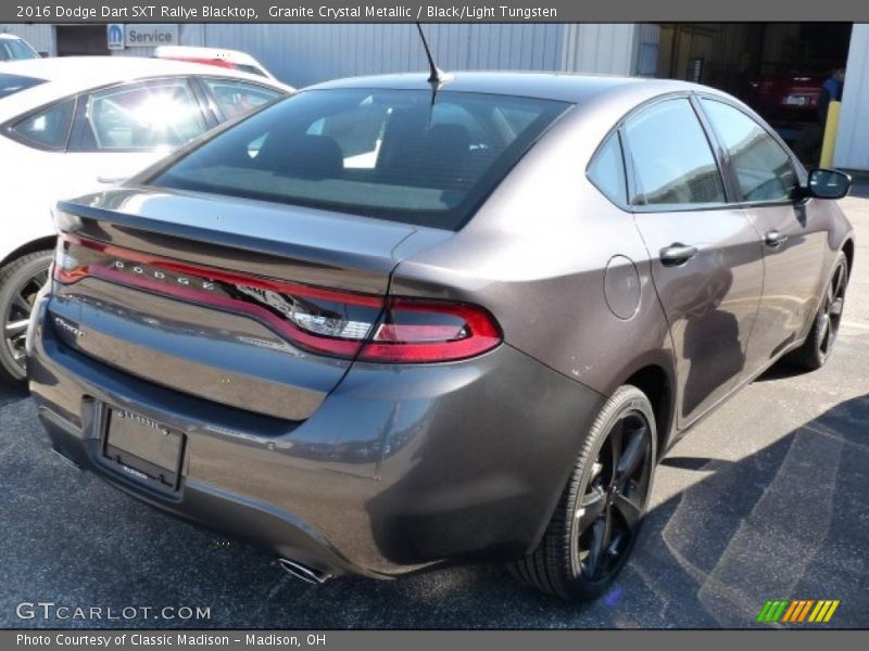 Granite Crystal Metallic / Black/Light Tungsten 2016 Dodge Dart SXT Rallye Blacktop