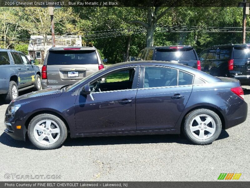 Blue Ray Metallic / Jet Black 2016 Chevrolet Cruze Limited LT