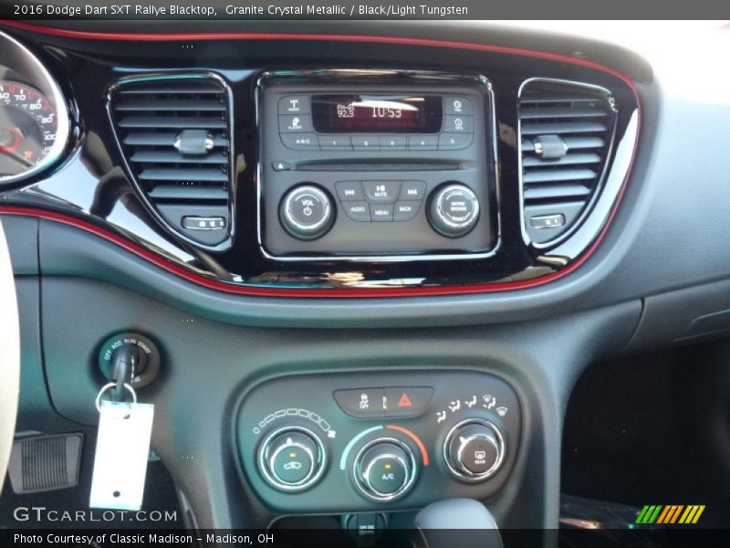 Granite Crystal Metallic / Black/Light Tungsten 2016 Dodge Dart SXT Rallye Blacktop