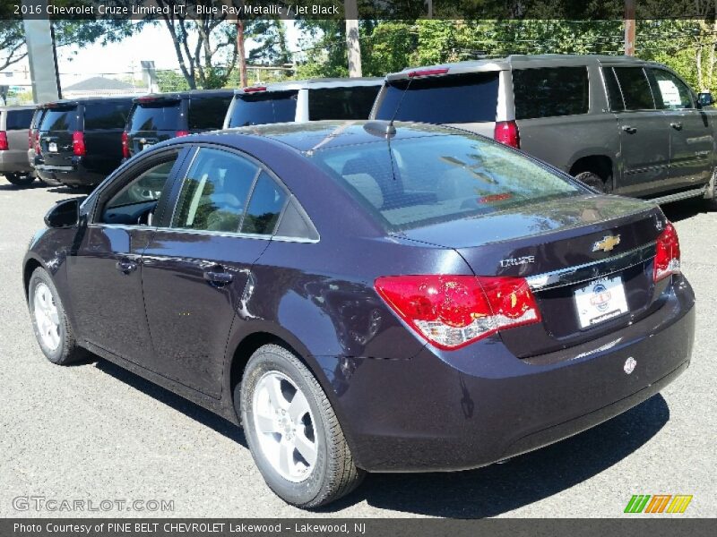 Blue Ray Metallic / Jet Black 2016 Chevrolet Cruze Limited LT