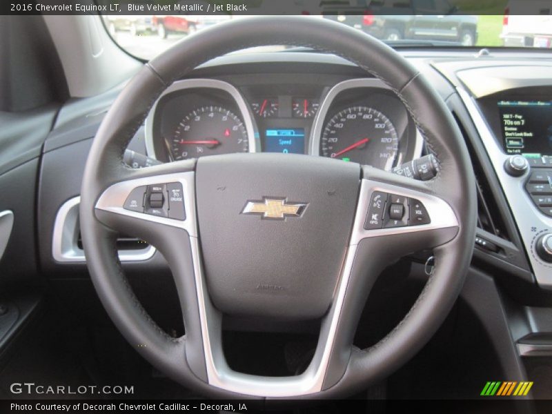 Blue Velvet Metallic / Jet Black 2016 Chevrolet Equinox LT