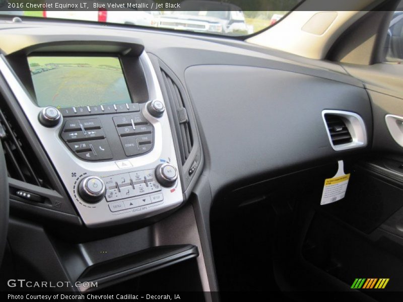 Blue Velvet Metallic / Jet Black 2016 Chevrolet Equinox LT