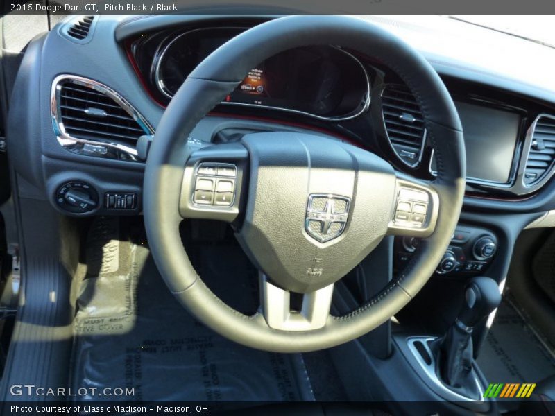 Pitch Black / Black 2016 Dodge Dart GT