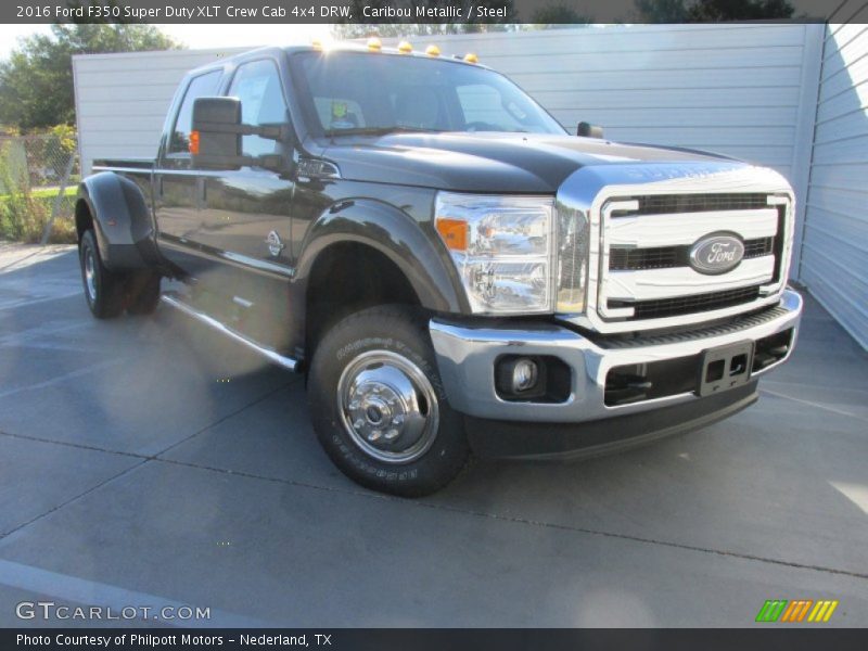Caribou Metallic / Steel 2016 Ford F350 Super Duty XLT Crew Cab 4x4 DRW