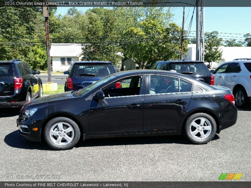 Black Granite Metallic / Medium Titanium 2016 Chevrolet Cruze Limited LT