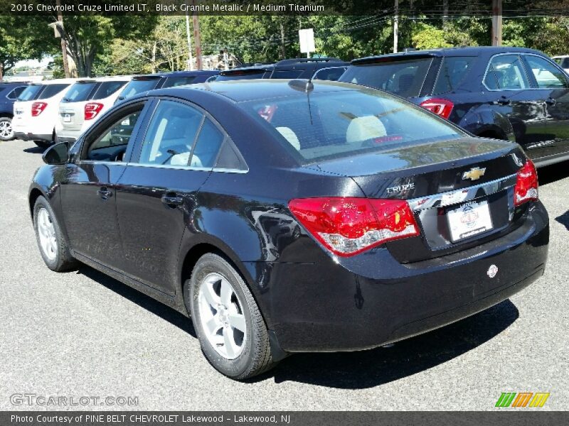 Black Granite Metallic / Medium Titanium 2016 Chevrolet Cruze Limited LT