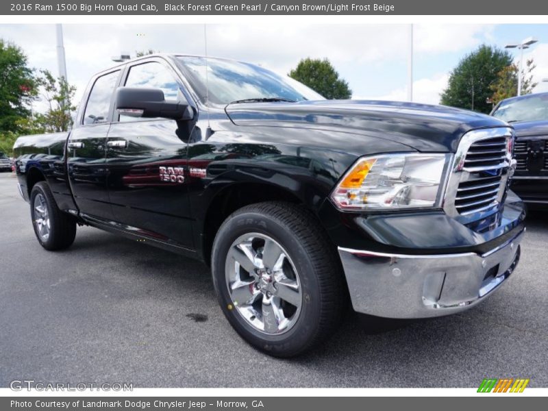 Front 3/4 View of 2016 1500 Big Horn Quad Cab