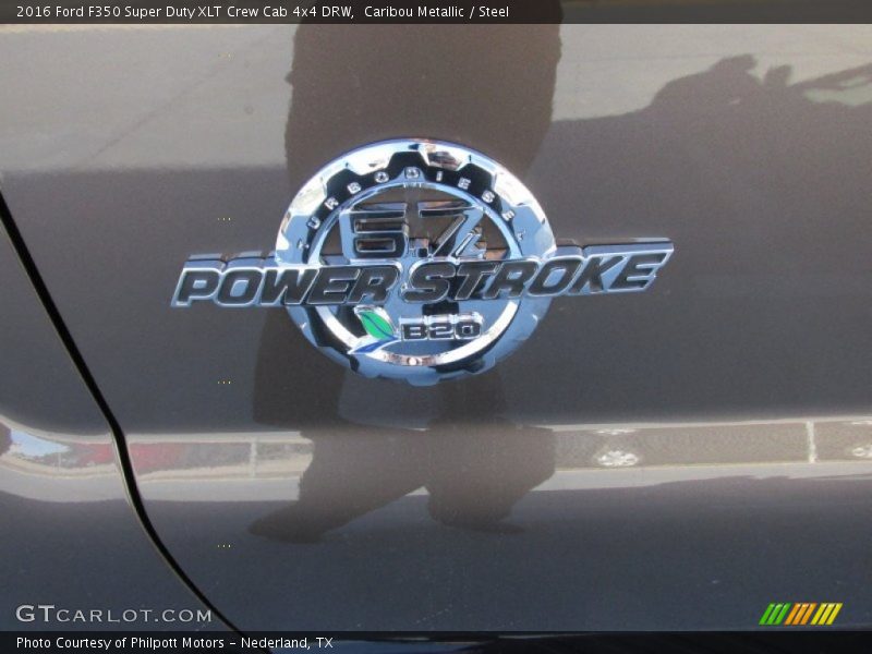 Caribou Metallic / Steel 2016 Ford F350 Super Duty XLT Crew Cab 4x4 DRW