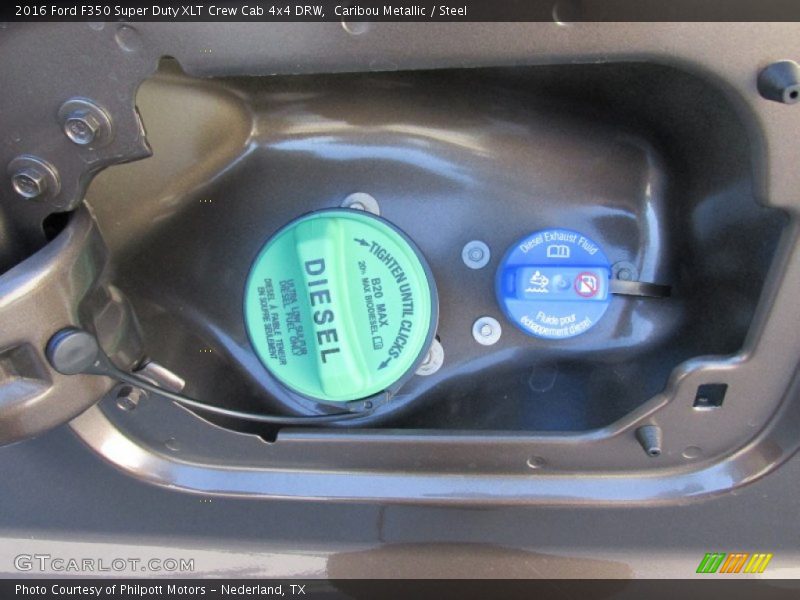 Caribou Metallic / Steel 2016 Ford F350 Super Duty XLT Crew Cab 4x4 DRW