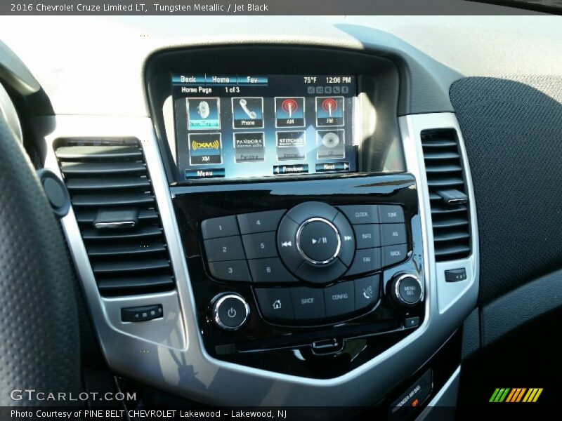 Tungsten Metallic / Jet Black 2016 Chevrolet Cruze Limited LT