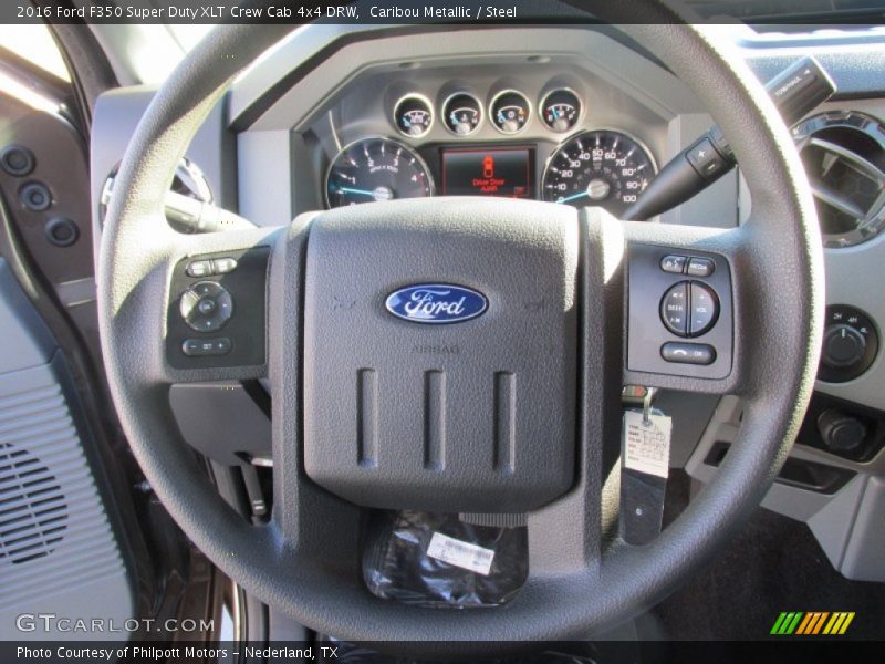 Caribou Metallic / Steel 2016 Ford F350 Super Duty XLT Crew Cab 4x4 DRW