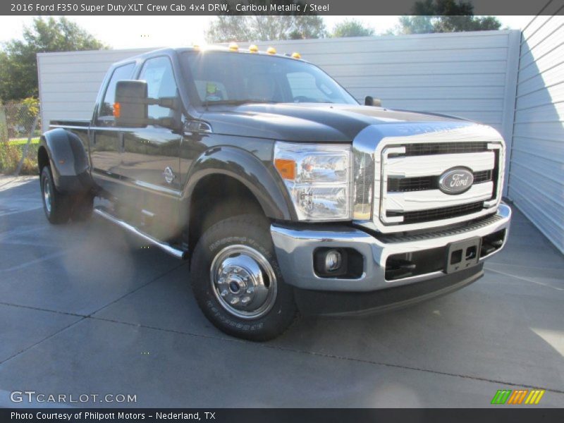 Caribou Metallic / Steel 2016 Ford F350 Super Duty XLT Crew Cab 4x4 DRW