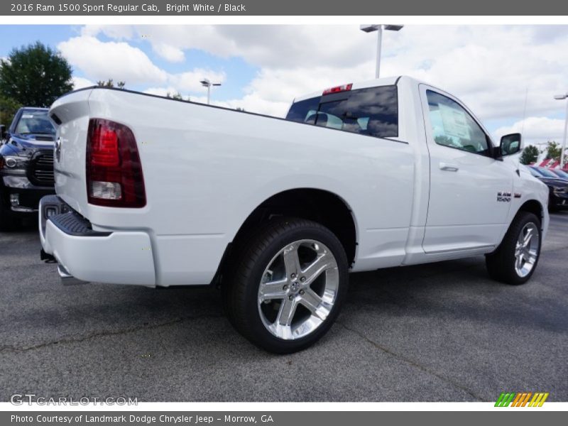 Bright White / Black 2016 Ram 1500 Sport Regular Cab