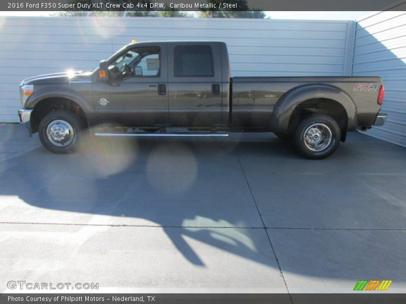 Caribou Metallic / Steel 2016 Ford F350 Super Duty XLT Crew Cab 4x4 DRW