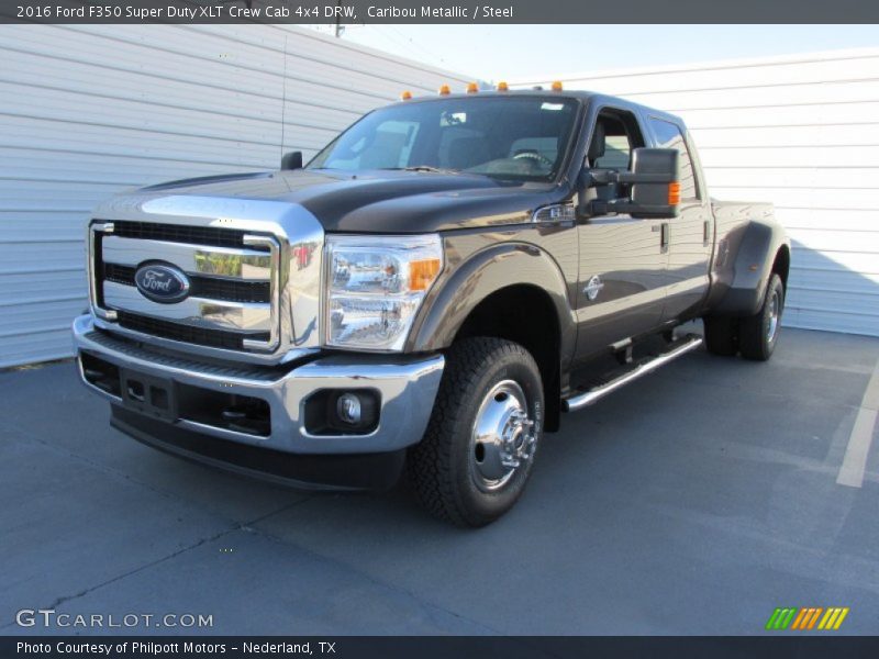 Caribou Metallic / Steel 2016 Ford F350 Super Duty XLT Crew Cab 4x4 DRW