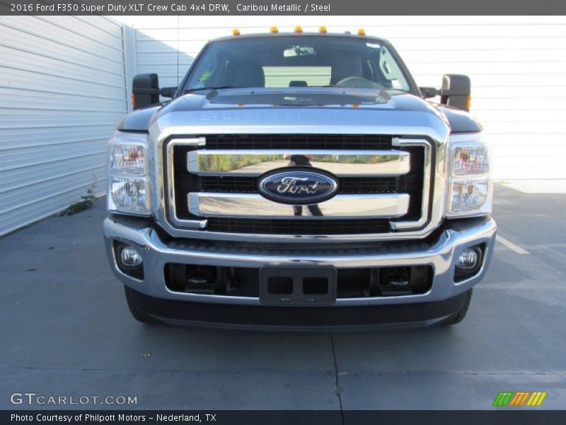 Caribou Metallic / Steel 2016 Ford F350 Super Duty XLT Crew Cab 4x4 DRW