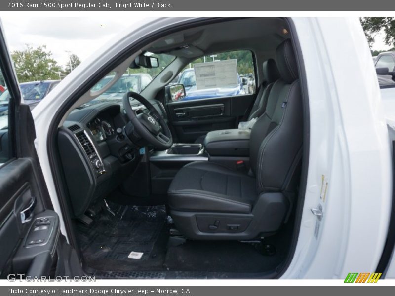 Bright White / Black 2016 Ram 1500 Sport Regular Cab