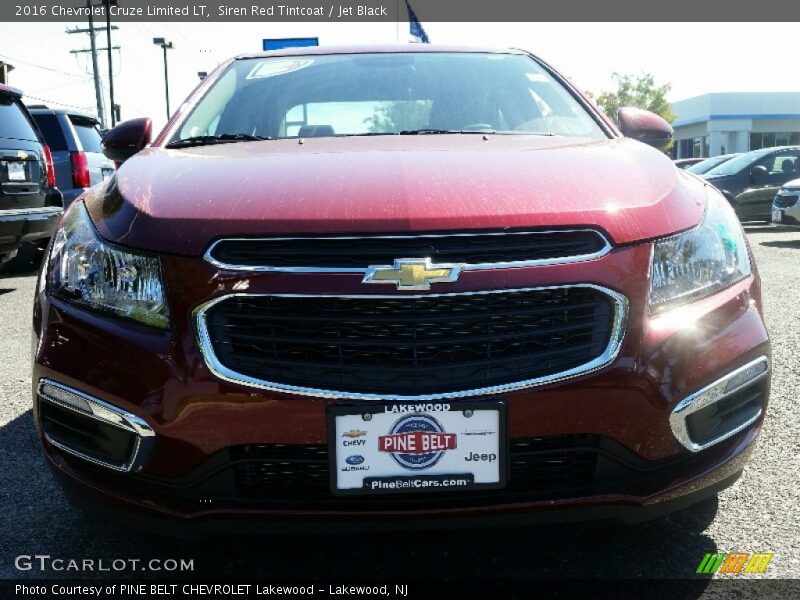 Siren Red Tintcoat / Jet Black 2016 Chevrolet Cruze Limited LT