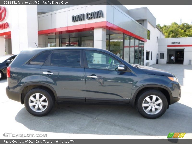 Pacific Blue / Gray 2012 Kia Sorento LX AWD
