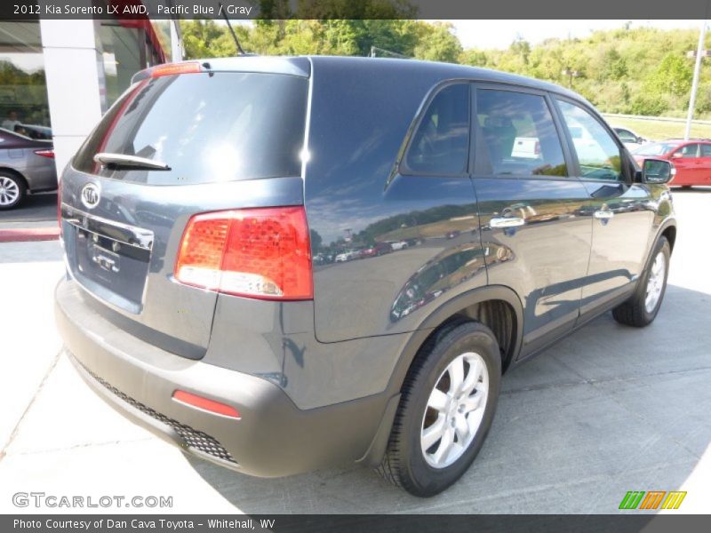 Pacific Blue / Gray 2012 Kia Sorento LX AWD