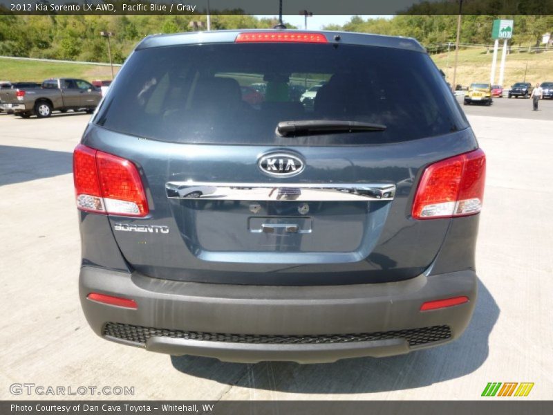 Pacific Blue / Gray 2012 Kia Sorento LX AWD