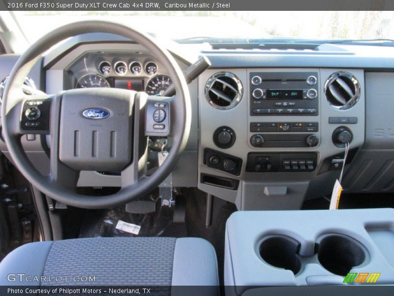 Caribou Metallic / Steel 2016 Ford F350 Super Duty XLT Crew Cab 4x4 DRW