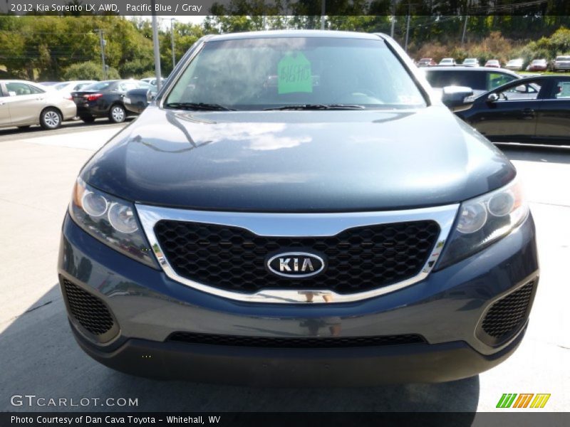 Pacific Blue / Gray 2012 Kia Sorento LX AWD