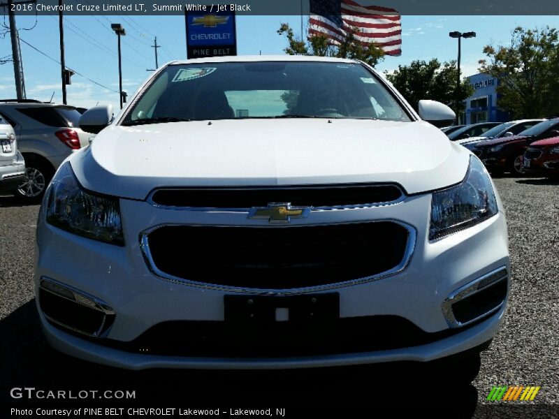 Summit White / Jet Black 2016 Chevrolet Cruze Limited LT