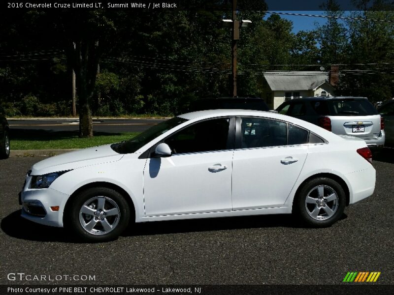 Summit White / Jet Black 2016 Chevrolet Cruze Limited LT