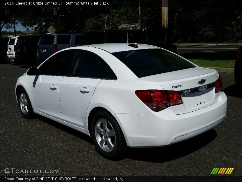 Summit White / Jet Black 2016 Chevrolet Cruze Limited LT