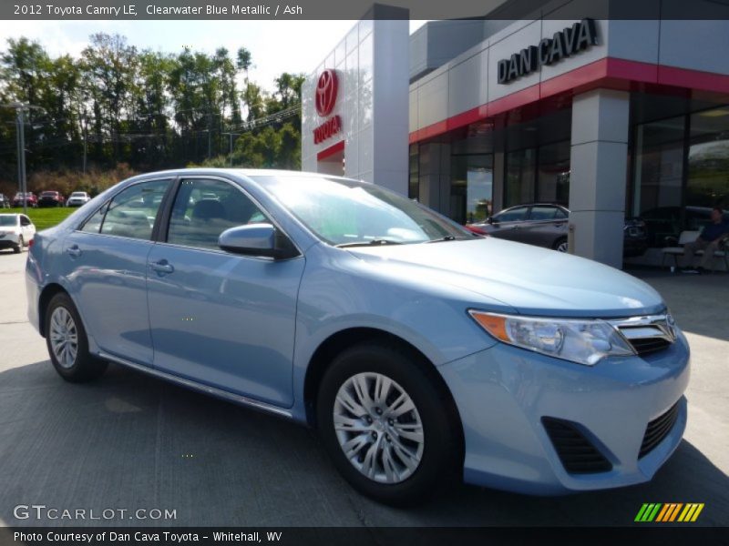 Clearwater Blue Metallic / Ash 2012 Toyota Camry LE