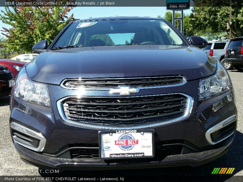 Blue Ray Metallic / Jet Black 2016 Chevrolet Cruze Limited LT
