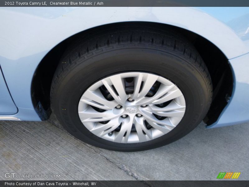 Clearwater Blue Metallic / Ash 2012 Toyota Camry LE