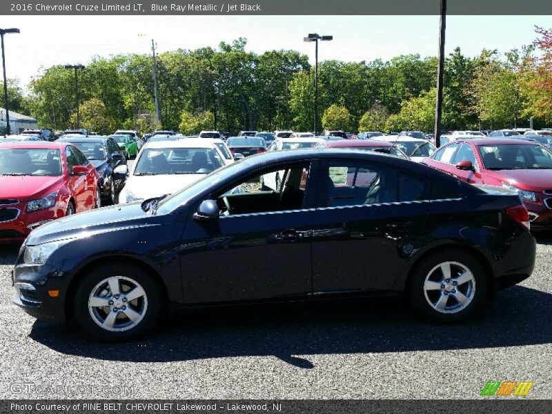 Blue Ray Metallic / Jet Black 2016 Chevrolet Cruze Limited LT