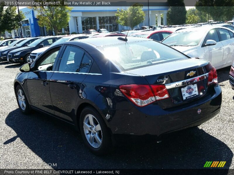 Blue Ray Metallic / Jet Black 2016 Chevrolet Cruze Limited LT