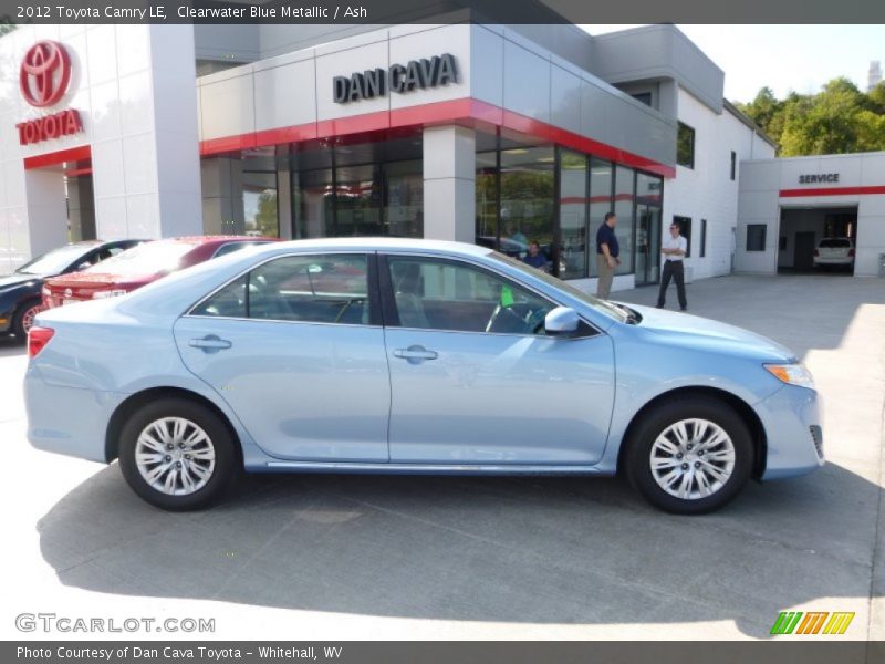 Clearwater Blue Metallic / Ash 2012 Toyota Camry LE