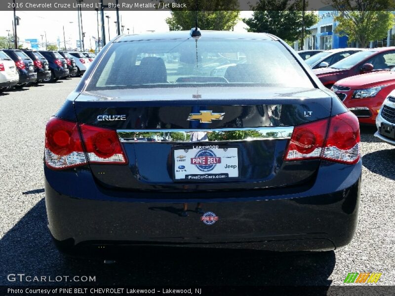 Blue Ray Metallic / Jet Black 2016 Chevrolet Cruze Limited LT