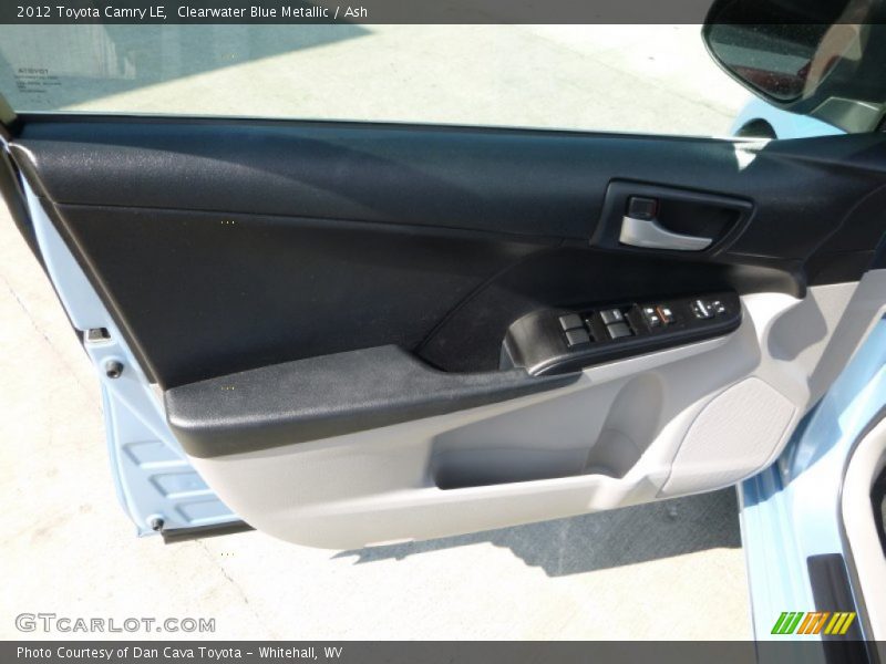 Clearwater Blue Metallic / Ash 2012 Toyota Camry LE