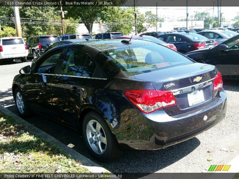 Blue Ray Metallic / Jet Black 2016 Chevrolet Cruze Limited LT