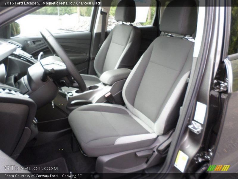 Magnetic Metallic / Charcoal Black 2016 Ford Escape S
