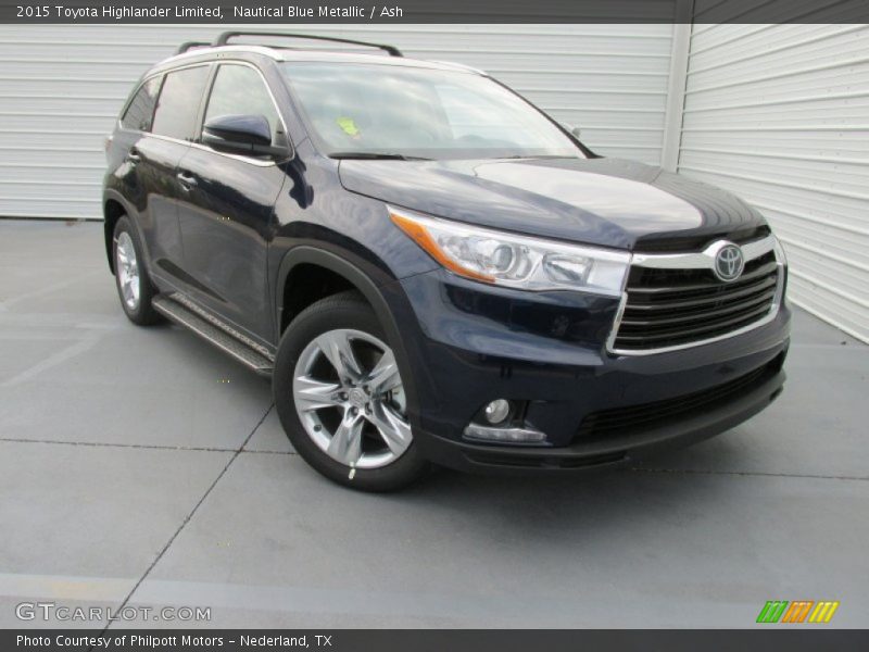 Front 3/4 View of 2015 Highlander Limited