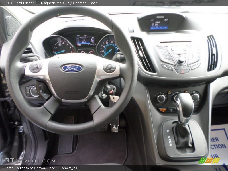 Magnetic Metallic / Charcoal Black 2016 Ford Escape S