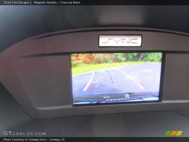 Magnetic Metallic / Charcoal Black 2016 Ford Escape S